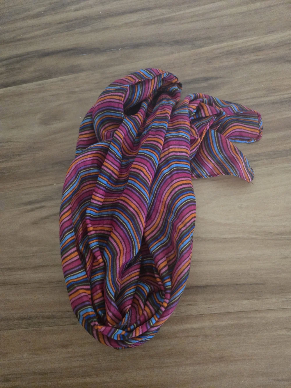 4/$15 Striped Purple-Pink Hair Scarf Tie Boho Braids Bohemian Hairstyles